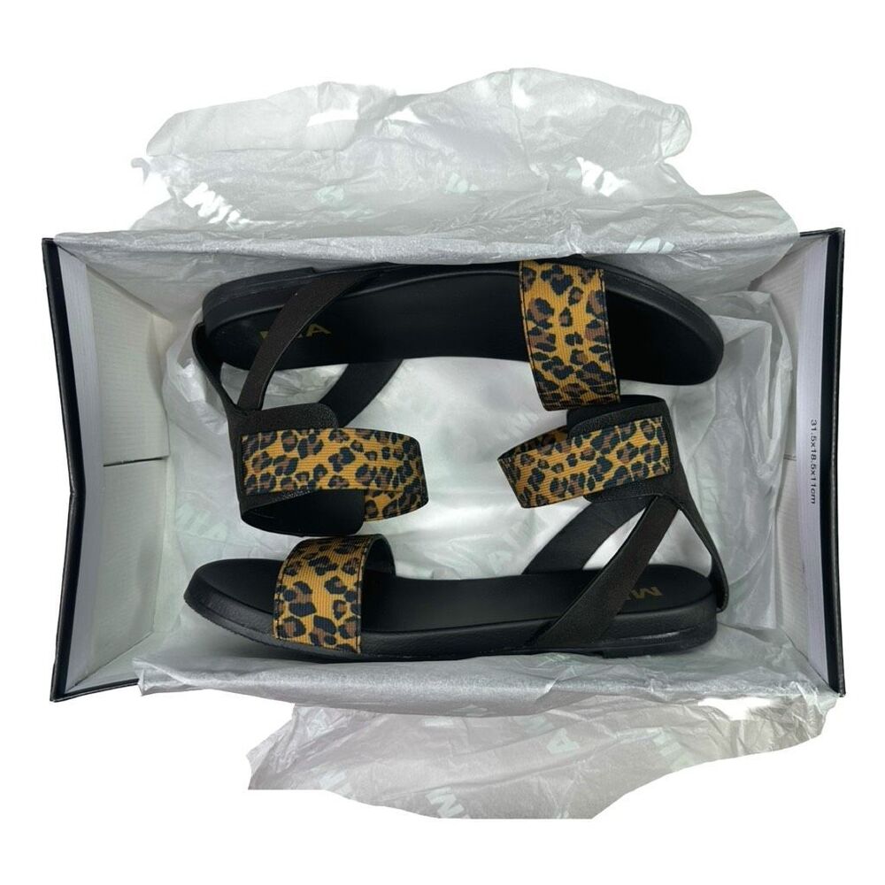 MIA Lydya Leopard Print Elastic Strap Sandals - S… - image 8